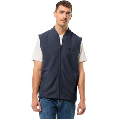 1711491 Jack Wolfskin Męska kamizelka Light Curl M kamizelka polarowa, Night Blue, L, niebieski (Night Blue), L 1711491 Jack Wolfskin Męska kamizelka Light Curl M kamizelka polarowa, Night Blue, L, niebieski (Night Blue), L