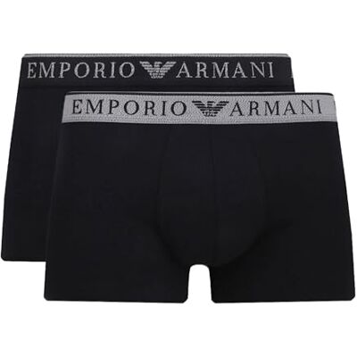 EM000252 EMPORIO ARMANI Męskie spodnie Endurance 2-pak, czarne, L, Czarny, L EM000252 EMPORIO ARMANI Męskie spodnie Endurance 2-pak, czarne, L, Czarny, L