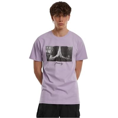 MT157-00145-0058 Mister Tee Men Pray Tee T-shirt męski, dostępny w wielu różnych kolorach, rozmiary XS-5XL, fioletowy, XS MT157-00145-0058 Mister Tee Men Pray Tee T-shirt męski, dostępny w wielu różnych kolorach, rozmiary XS-5XL, fioletowy, XS