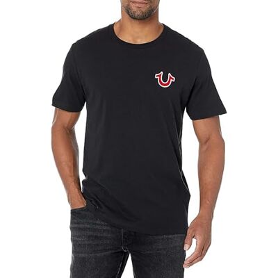 M4O8U24JV7-001-XXL True Religion T-shirt męski, Czarny, XXL M4O8U24JV7-001-XXL True Religion T-shirt męski, Czarny, XXL