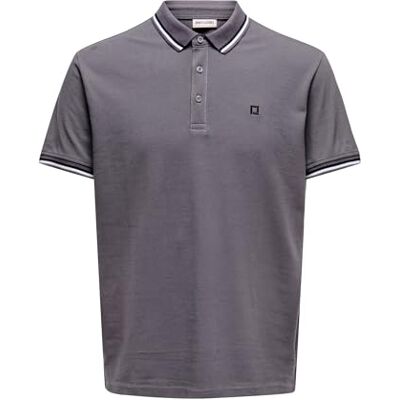 22024827-4924012 ONLY & SONS Onsfletcher Life Slim SS Polo Noos, królik, rozmiar S męski, Królik, S 22024827-4924012 ONLY & SONS Onsfletcher Life Slim SS Polo Noos, królik, rozmiar S męski, Królik, S
