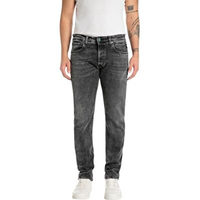 MA972X.000.613 736 Replay Męskie dżinsy Straight Fit Grover, 097 Dark Grey, 36W / 32L MA972X.000.613 736 Replay Męskie dżinsy Straight Fit Grover, 097 Dark Grey, 36W / 32L