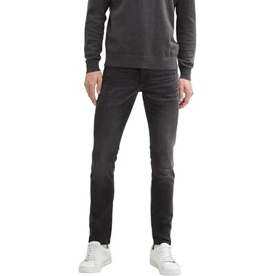 1043663 Tom Tailor Męskie dżinsy Troy Slim Fit ze stretchem , 10240 Black Denim, 31W / 30L 1043663 Tom Tailor Męskie dżinsy Troy Slim Fit ze stretchem , 10240 Black Denim, 31W / 30L