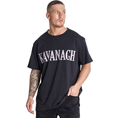 GKM002993 Gianni Kavanagh T-shirt męski Black Kavanagh Oversized Tee T-Shirt, czarny, S GKM002993 Gianni Kavanagh T-shirt męski Black Kavanagh Oversized Tee T-Shirt, czarny, S