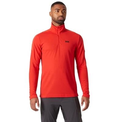 34131_222 Helly Hansen Męski sweter HP 1/2 Zip 2.0, czerwony, S 34131_222 Helly Hansen Męski sweter HP 1/2 Zip 2.0, czerwony, S