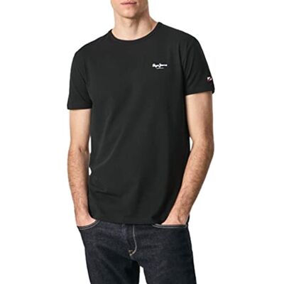 PM508212999XS Pepe Jeans Mężczyźni Original Basic 3 N T-Shirt, Czarny, XS PM508212999XS Pepe Jeans Mężczyźni Original Basic 3 N T-Shirt, Czarny, XS