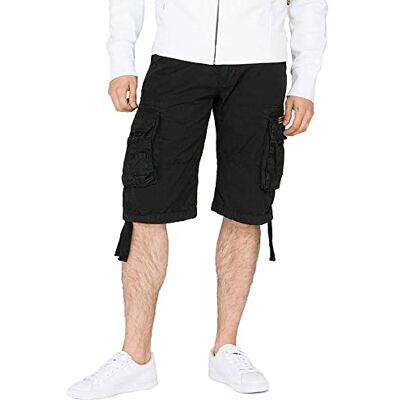 191200-03 Alpha Industries Jet Short Męskie krótkie spodenki Black 191200-03 Alpha Industries Jet Short Męskie krótkie spodenki Black
