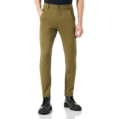 JSTCB960WG 7 For All Mankind Męskie spodenki podróżne chinosy z podwójną dzianiną, ZIELONY, 28 JSTCB960WG 7 For All Mankind Męskie spodenki podróżne chinosy z podwójną dzianiną, ZIELONY, 28