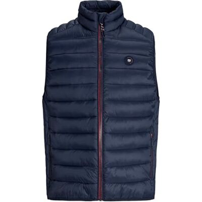12280973-4805289 JACK & JONES Jjebradley Light Bodywarmer Collar Noos, sky captain, XS 12280973-4805289 JACK & JONES Jjebradley Light Bodywarmer Collar Noos, sky captain, XS