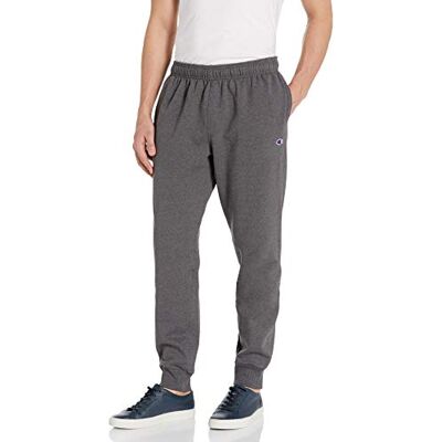 P1022-G61-XL Champion Powerblend Męskie joggery polarowe, wygodne spodnie dresowe dla mężczyzn (standardowy krój lub na większe i wyższe osoby), XL P1022-G61-XL Champion Powerblend Męskie joggery polarowe, wygodne spodnie dresowe dla mężczyzn (standardowy krój lub na większe i wyższe osoby), XL