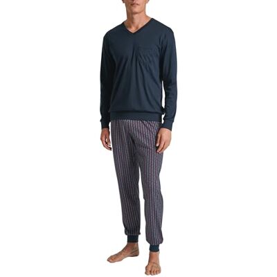 46487 CALIDA Relax Streamline 2 piżama męska, długa, Dark Sapphire, 56 46487 CALIDA Relax Streamline 2 piżama męska, długa, Dark Sapphire, 56