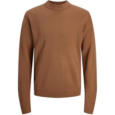 12236774 JACK & JONES Jjejack Knit Crew Neck Sn męski sweter z dzianiny, Mocha Bisque., XS 12236774 JACK & JONES Jjejack Knit Crew Neck Sn męski sweter z dzianiny, Mocha Bisque., XS