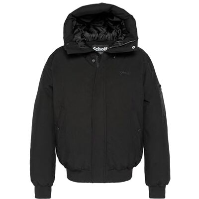 BEEVER-Noir-XXXL Schott NYC Schott Beever czarna kurtka z kapturem, czarny, 3XL Grande taille Taille Tall BEEVER-Noir-XXXL Schott NYC Schott Beever czarna kurtka z kapturem, czarny, 3XL Grande taille Taille Tall