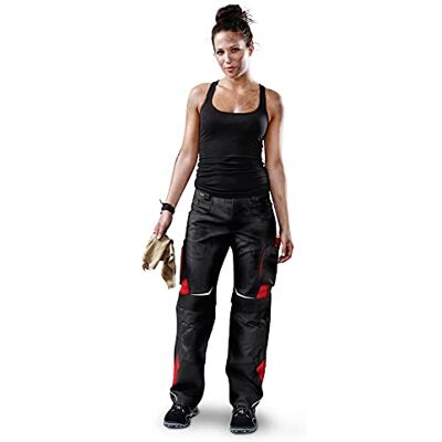 KÜBLER Workwear Kubler 21245353-9955-48 spodnie rozmiar pulsu 100 cm czarny/czerwony KÜBLER Workwear Kubler 21245353-9955-48 spodnie rozmiar pulsu 100 cm czarny/czerwony