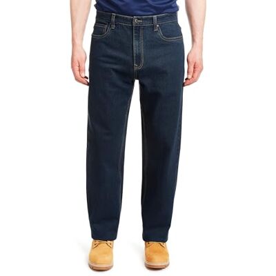 S1402CTS Smith's Workwear Dżinsy męskie, Ciemne pranie w stylu vintage, 40W X 30L S1402CTS Smith's Workwear Dżinsy męskie, Ciemne pranie w stylu vintage, 40W X 30L