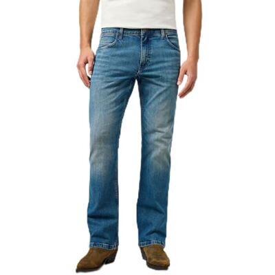 112362430 Wrangler Męskie dżinsy Horizon, Regular Fit, bootcut nogawki, American Spirit, 36W / 32L 112362430 Wrangler Męskie dżinsy Horizon, Regular Fit, bootcut nogawki, American Spirit, 36W / 32L