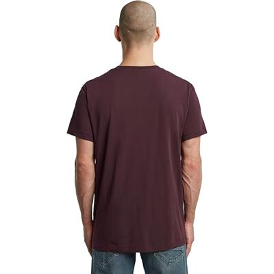 D26832 8719965012981 Burger Back Print R T T-Shirt, czerwony (Maroon -d975-671), XL męski, Czerwony (Maroon -d975-671), XL D26832 8719965012981 Burger Back Print R T T-Shirt, czerwony (Maroon -d975-671), XL męski, Czerwony (Maroon -d975-671), XL