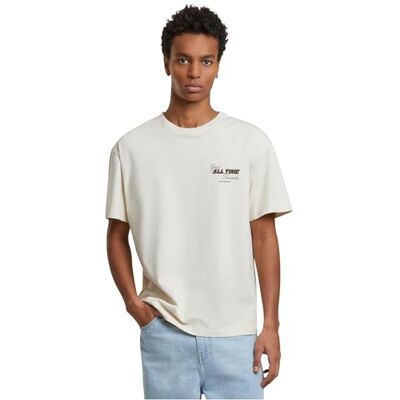 MT3590 Mister Tee Męski T-shirt 100% bawełna biały piaskowy 3XL, biały (White Sand), 3XL MT3590 Mister Tee Męski T-shirt 100% bawełna biały piaskowy 3XL, biały (White Sand), 3XL