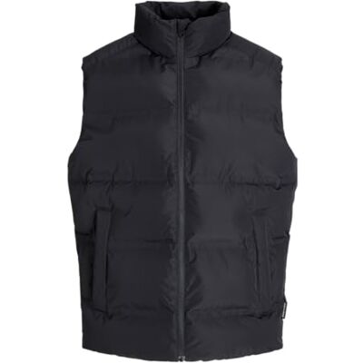 12279427-4781090 JACK & JONES Jjesoho Bodywarmer Collar Sn Pls Plus Size, czarny, 3XL 12279427-4781090 JACK & JONES Jjesoho Bodywarmer Collar Sn Pls Plus Size, czarny, 3XL