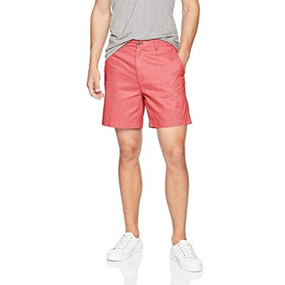AE1911038-Was-33 Amazon Essentials Męskie szorty slim fit 18 cm, sprany czerwony, 33 AE1911038-Was-33 Amazon Essentials Męskie szorty slim fit 18 cm, sprany czerwony, 33