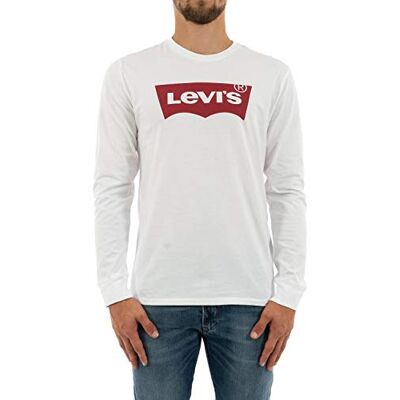 36015-0010 Levi's Mężczyźni Long-Sleeve Standard Graphic Tee T-Shirt, White, XS 36015-0010 Levi's Mężczyźni Long-Sleeve Standard Graphic Tee T-Shirt, White, XS
