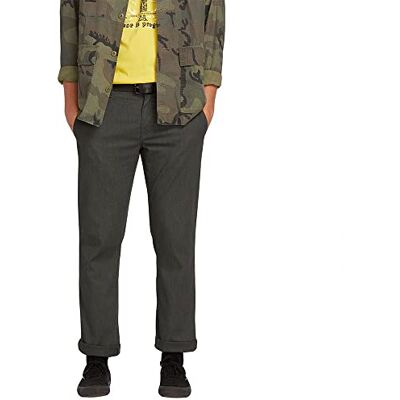 A1132208-CHH Volcom Męskie spodnie chinosy Frickin Modern Fit Stretch Charcoal Heather 1, 38 szer. x 34 dł, Węgiel drzewny Wrzos 1, 38W / 34L A1132208-CHH Volcom Męskie spodnie chinosy Frickin Modern Fit Stretch Charcoal Heather 1, 38 szer. x 34 dł, Węgiel drzewny Wrzos 1, 38W / 34L