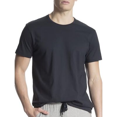 14081-479 CALIDA Męski t-shirt Remix Basic, Dark Sapphire, 50 PL 14081-479 CALIDA Męski t-shirt Remix Basic, Dark Sapphire, 50 PL