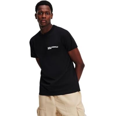 241D1700 Karl Lagerfeld Jeans, Męskie, Slim Short Sleeve Essential Logo Tee, Slim Fit, Czarny, XS 241D1700 Karl Lagerfeld Jeans, Męskie, Slim Short Sleeve Essential Logo Tee, Slim Fit, Czarny, XS