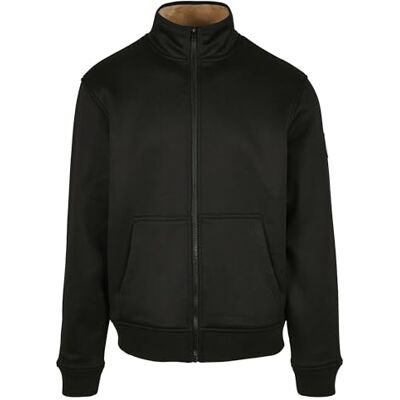 TB3823 Urban Classics M?ska kurtka z zamkiem b?yskawicznym Teddy Bonded, antracyt, S TB3823 Urban Classics M?ska kurtka z zamkiem b?yskawicznym Teddy Bonded, antracyt, S