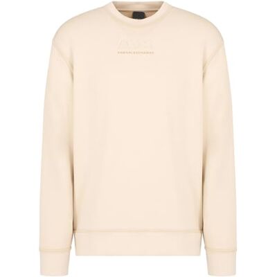 3DZMAAZJUBZ1792 Armani Exchange Męska bluza modal Cotton Debossed Logo sweter Crewneck, Fog, XL 3DZMAAZJUBZ1792 Armani Exchange Męska bluza modal Cotton Debossed Logo sweter Crewneck, Fog, XL