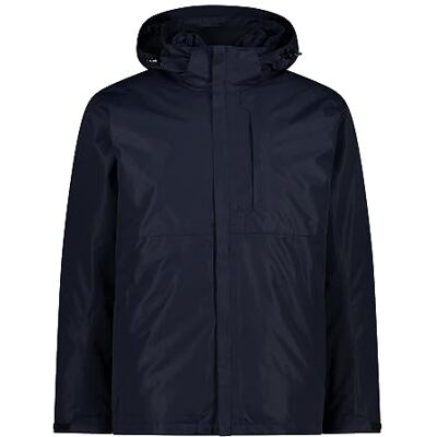 33Z1577D CMP Kurtka męska Zip Hood Detachable Inn.Jacket, Black Blue, 46 33Z1577D CMP Kurtka męska Zip Hood Detachable Inn.Jacket, Black Blue, 46