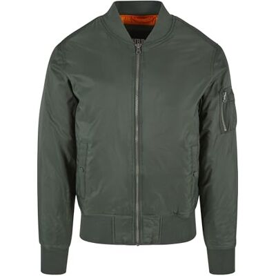 TB861-176 Urban Classics Męska kurtka Basic Bomber Jacket kurtka bomberka, kurtka lotnicza z naszytą kieszenią i zamkiem błyskawicznym na ramieniu, w wielu kolorach, rozmiary S-5XL TB861-176 Urban Classics Męska kurtka Basic Bomber Jacket kurtka bomberka, kurtka lotnicza z naszytą kieszenią i zamkiem błyskawicznym na ramieniu, w wielu kolorach, rozmiary S-5XL