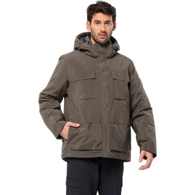 1116101_5719_006 Jack Wolfskin Textor Utility JKT M kurtka męska, Zimna kawa, XXL 1116101_5719_006 Jack Wolfskin Textor Utility JKT M kurtka męska, Zimna kawa, XXL