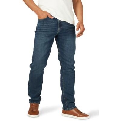 112317565 Wrangler Authentics Męskie dżinsy Comfort Flex z luźną talią, Wielokolorowy, 42W / 32L 112317565 Wrangler Authentics Męskie dżinsy Comfort Flex z luźną talią, Wielokolorowy, 42W / 32L