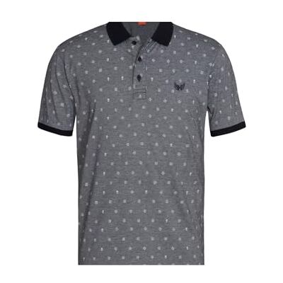 KP BULL M91BLACK 25E Kaporal, Męska koszulka polo z krótkim rękawem, 52% Poliester 32% Bawełna 16% Wiskoza, Regularny krój, Kołnierz Polo, Kolor Czarny, Rozmiar S, czarny, S KP BULL M91BLACK 25E Kaporal, Męska koszulka polo z krótkim rękawem, 52% Poliester 32% Bawełna 16% Wiskoza, Regularny krój, Kołnierz Polo, Kolor Czarny, Rozmiar S, czarny, S
