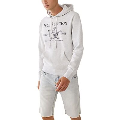 105484 True Religion Męska polarowa bluza z kapturem Budda z kapturem, płatki owsiane wrzosowy/metaliczny blk, rozmiar L, Płatki owsiane wrzos/metaliczny czarny, L 105484 True Religion Męska polarowa bluza z kapturem Budda z kapturem, płatki owsiane wrzosowy/metaliczny blk, rozmiar L, Płatki owsiane wrzos/metaliczny czarny, L