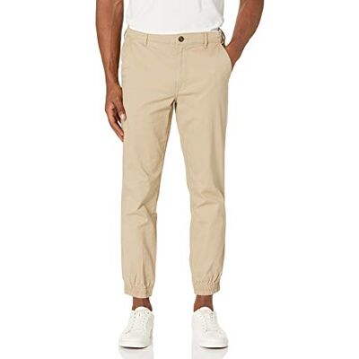 AE1901532-Kha-30 Amazon Essentials Męskie spodnie dresowe slim fit chino, khaki brązowe, M AE1901532-Kha-30 Amazon Essentials Męskie spodnie dresowe slim fit chino, khaki brązowe, M