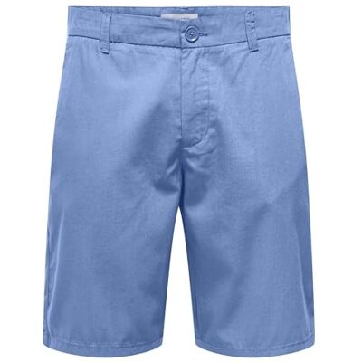 22033340-4720030 ONLY & SONS Męskie szorty Onskal Chino 0287, Ashleigh Blue, XL 22033340-4720030 ONLY & SONS Męskie szorty Onskal Chino 0287, Ashleigh Blue, XL