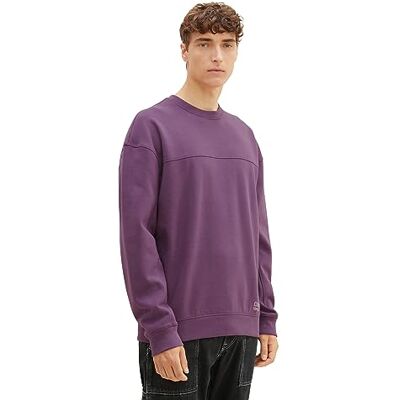 1037611 TOM TAILOR Denim Bluza męska, 32248 Dusty Grape, L 1037611 TOM TAILOR Denim Bluza męska, 32248 Dusty Grape, L