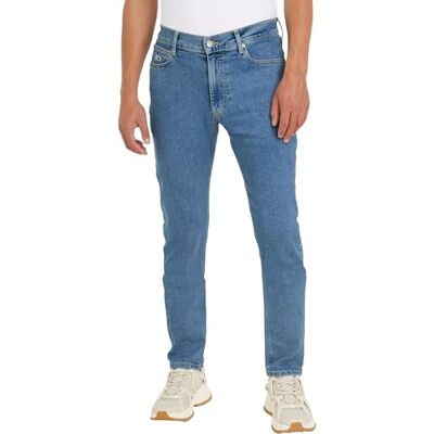 DM0DM18771 Tommy Jeans Męskie spodnie jeansowe, Dżinsowa średnia, 29W / 36L DM0DM18771 Tommy Jeans Męskie spodnie jeansowe, Dżinsowa średnia, 29W / 36L