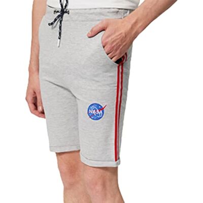 GNS3033BE M GRIS NASA Bermudy Męskie, Szary, S GNS3033BE M GRIS NASA Bermudy Męskie, Szary, S