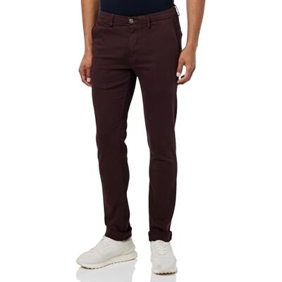 M9627L.000.8366197 Replay Dżinsy męskie Zeumar Slim-Fit Hyperflex Hyperchino Color X-Lite ze stretchem, Stare wino 377, 28W / 32L M9627L.000.8366197 Replay Dżinsy męskie Zeumar Slim-Fit Hyperflex Hyperchino Color X-Lite ze stretchem, Stare wino 377, 28W / 32L