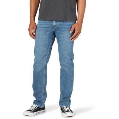 112318536 Wrangler Authentics Men's Regular Fit Comfort Flex Waist Jean, Leon, 36W x 30L 112318536 Wrangler Authentics Men's Regular Fit Comfort Flex Waist Jean, Leon, 36W x 30L