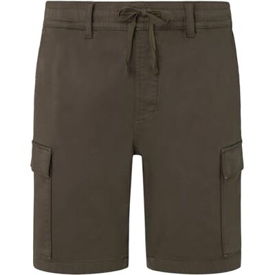 PM801077 Pepe Jeans Męskie szorty Gymdigo Cargo, zielone (Military Green), 29W, Zielony (zielony wojskowy), 29W PM801077 Pepe Jeans Męskie szorty Gymdigo Cargo, zielone (Military Green), 29W, Zielony (zielony wojskowy), 29W