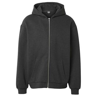 TB7284 Urban Classics Męska bluza z kapturem Fluffy Zip Hoody, puszysta bluza z kapturem z zamkiem błyskawicznym, bluza z kapturem dla mężczyzn, oversize fit TB7284 Urban Classics Męska bluza z kapturem Fluffy Zip Hoody, puszysta bluza z kapturem z zamkiem błyskawicznym, bluza z kapturem dla mężczyzn, oversize fit