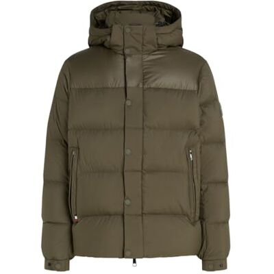 MW0MW36569RBNXXXL Tommy Hilfiger Męska kurtka puchowa MIX Down MW0MW36569, kurtka puchowa, khaki, XXXL, Khaki (zieleń wojskowa), 3XL duże rozmiary MW0MW36569RBNXXXL Tommy Hilfiger Męska kurtka puchowa MIX Down MW0MW36569, kurtka puchowa, khaki, XXXL, Khaki (zieleń wojskowa), 3XL duże rozmiary
