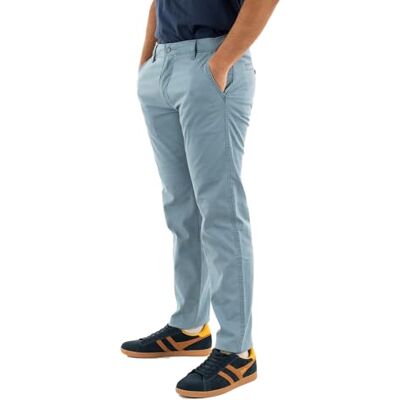 17196 Xx Chino Std II Steam Blue Cotton Linen, Steam Blue, 29W / 30L 17196 Xx Chino Std II Steam Blue Cotton Linen, Steam Blue, 29W / 30L