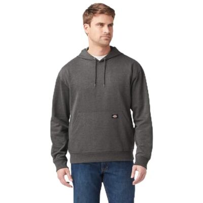 DK0A4YT6IYD1 Dickies Midweight Pullover Fleece Hoodie Regular Hoodie Sweatshirt Hoodie, Dark Heather Single Dye, S dla mężczyzn, Ciemny wrzos, S DK0A4YT6IYD1 Dickies Midweight Pullover Fleece Hoodie Regular Hoodie Sweatshirt Hoodie, Dark Heather Single Dye, S dla mężczyzn, Ciemny wrzos, S