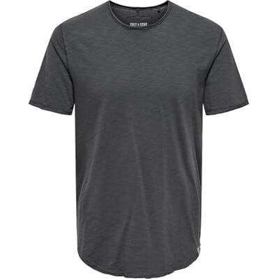 22017822-4796997 ONLY & SONS Onsbenne Longy SS Tee Nf 7822 Noos, Szare paski do przypinania, S 22017822-4796997 ONLY & SONS Onsbenne Longy SS Tee Nf 7822 Noos, Szare paski do przypinania, S