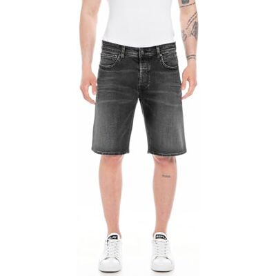 M1072 .000.573B68G Replay Grover męskie szorty jeansowe, 097 Dark Grey, 30W M1072 .000.573B68G Replay Grover męskie szorty jeansowe, 097 Dark Grey, 30W